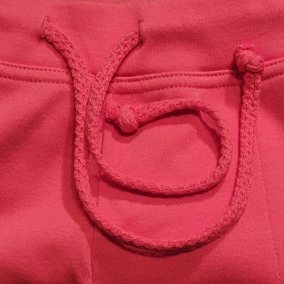 COLDWATER CREEK ♡ NEW Pink Thick Cotton Blend Pull String Side Pocket Capris S/M - Picture 11 of 11